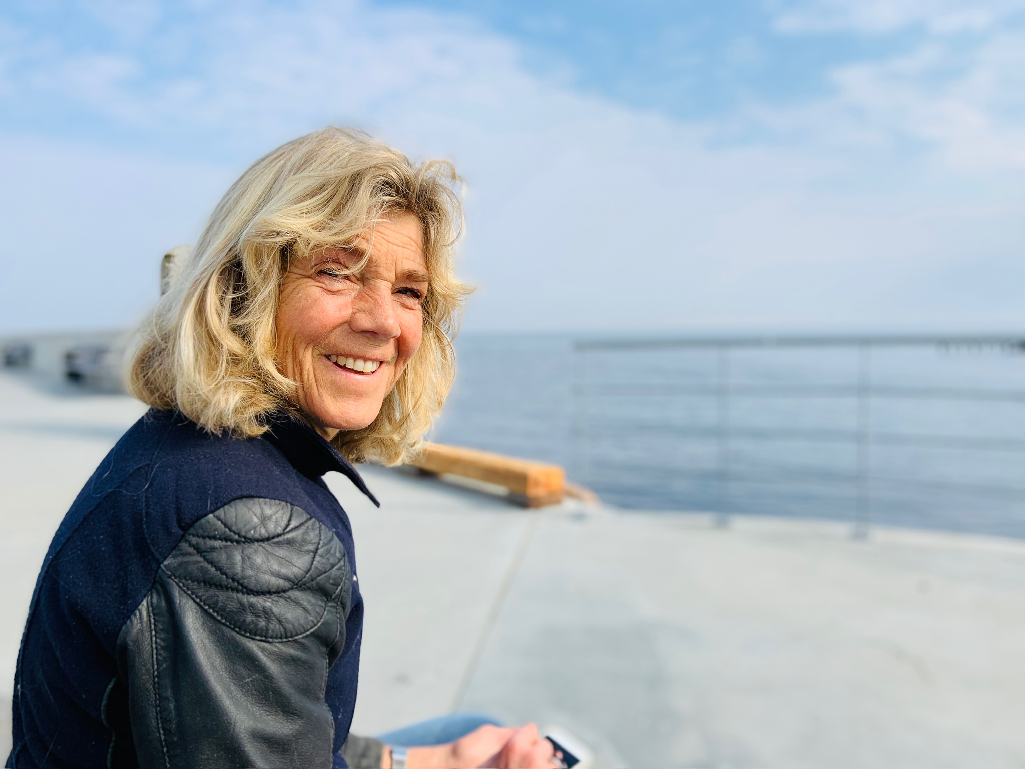 Marlies aan zee